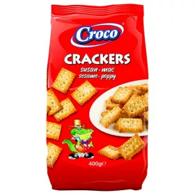 Croco Kréker 400 gr. Szezám-Só-Mák