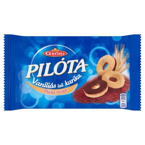 Győri Pilóta vaníliás ízű karika ét 150 g