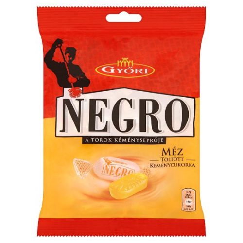 Győri Negro mézes töltött keménycukorka 159 g