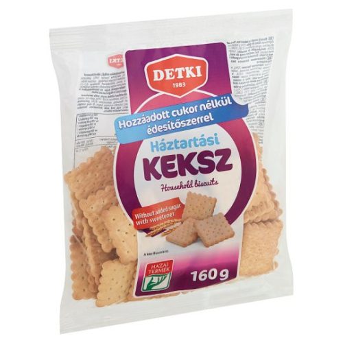 Detki háztartási keksz hozzáadott cukor nélkül, édesítőszerrel 160 g