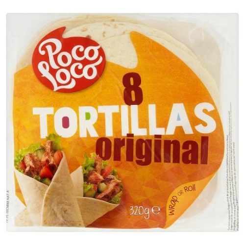 Poco Loco Original Tortilla 8 db 320 g