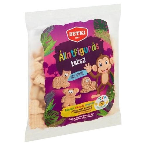 Detki állatfigurás háztartási keksz kalciummal 160 g