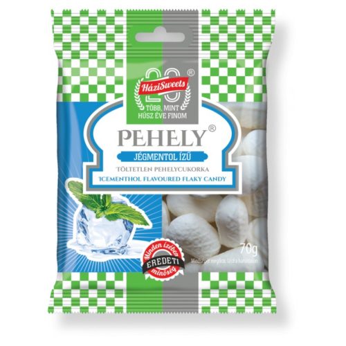 HáziSweets menthol ízű pehelycukor 70 g 