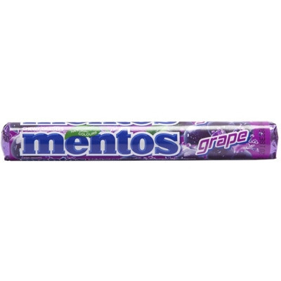 Mentos Szőlő gyümölcsízű cukordrazsé 38 g