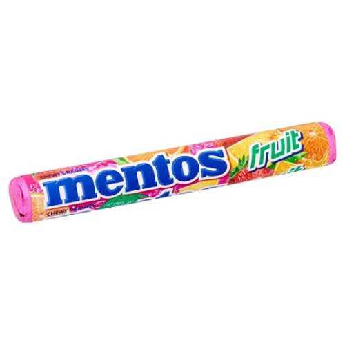 Mentos Fruit gyümölcsízű cukordrazsé 38 g