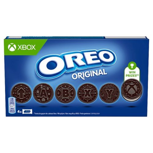 Oreo Original vanília ízű töltelékkel töltött kakaós keksz 176 g