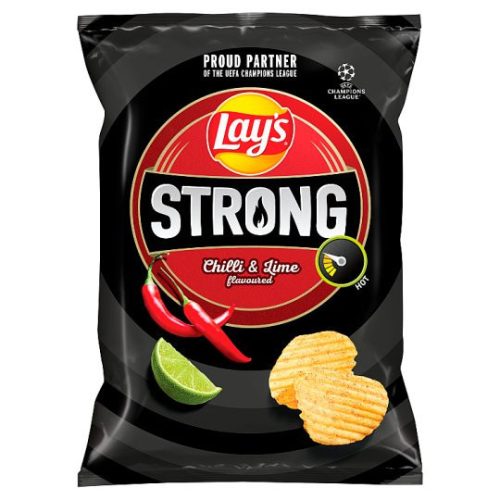 Lay's strong chilli és lime ízű burgonyachips 65 g 