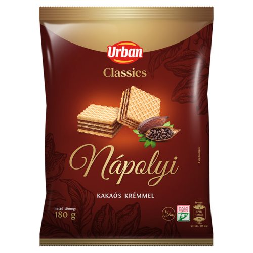 Urban Classics töltött ostya 180 g kakaós krémmel