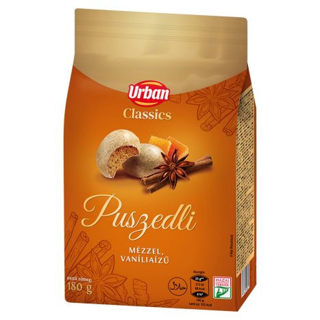 Urban Classics puszedli mézzel, vaníliás 180 g