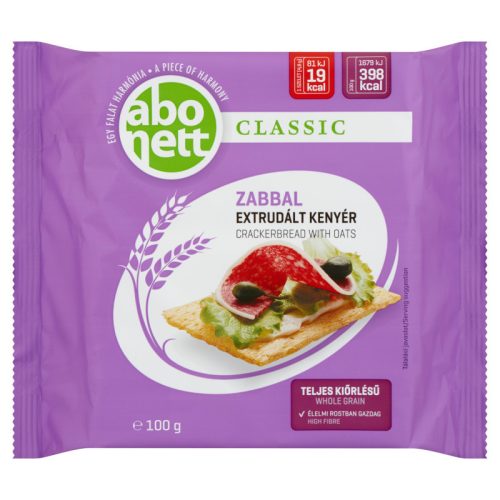 Abonett Classic extrudált kenyér zabbal 100 g