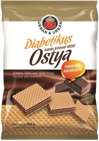 Urbán diabetikus kakaós ostya 180g