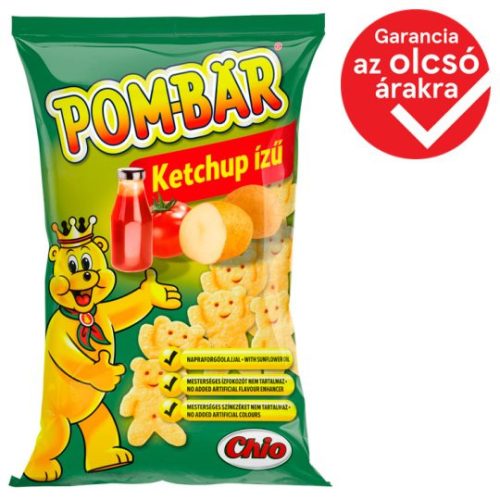 Pom-Bär ketchup ízű burgonyasnack 50 g