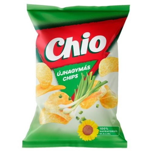 Chio újhagymás ízesítésű burgonyachips 60 g