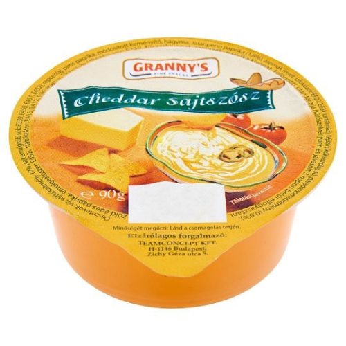 Grannys cheddar sajtszósz 90 gr.