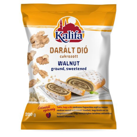 KALIFA CUKROZOTT DARÁLT DIÓ 200 G