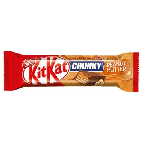 KitKat Chunky földimogyorós krémmel bevont ropogós ostya tejcsokoládéban 42 g