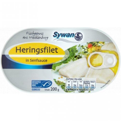 Sywan heringfilé mustáros szószban 200 g