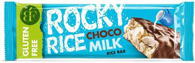 Rocky Rice Choco Milk tej ízű puffasztott rizsszelet étcsokoládéval bevonva 18 g