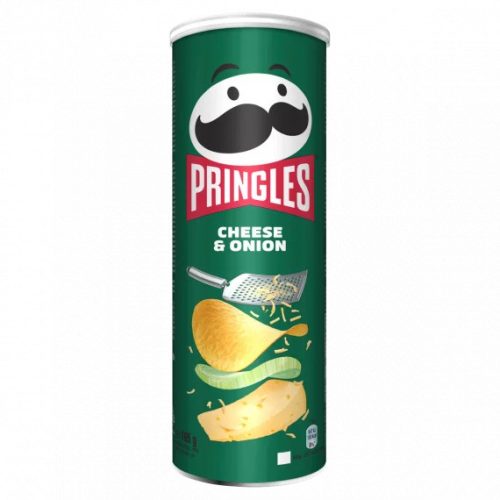 Pringles sajt és hagyma ízesítésű snack 165 g 