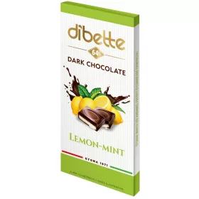 Dibette Táblás Citrom-Menta 80 Gr