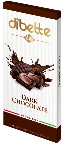 Diabette Choco Étcsokoládé fruktózzal 80 g