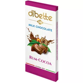 Dibette Táblás Kakaós Rum 80 Gr.