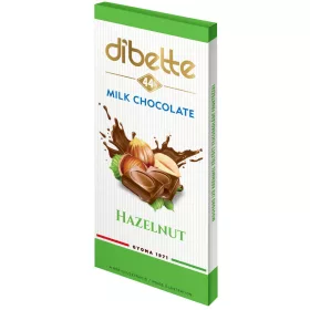 Dibette Táblás Mogyoró izű 80 Gr.