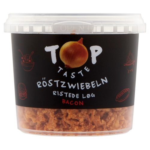 Top Taste ropogós sült hagymadarabok bacon ízesítéssel 100 g