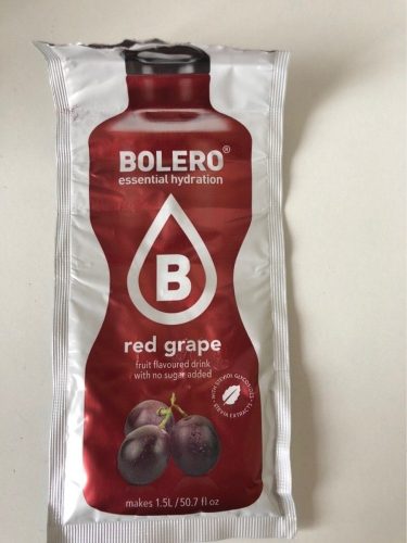 Bolero Vörös szőlő ízű italpor 9 gr.