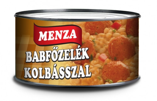 Menza babfőzelék kolbásszal 400 g