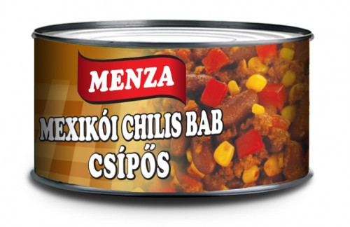 Menza mexikói chilis bab 400 g 