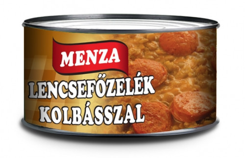 Menza lencsefőzelék kolbásszal 400 g