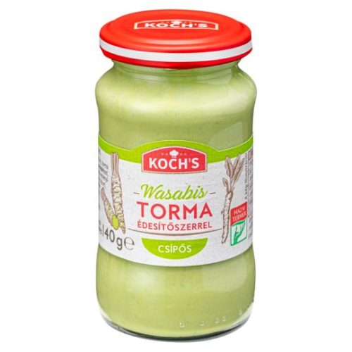 Koch's wasabis csípős torma édesítőszerrel 140 g