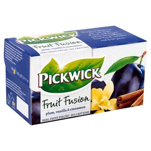 Pickwick Fruit Fusion gyümölcstea 20 filteres szilva, vanília, fahéj 40 g