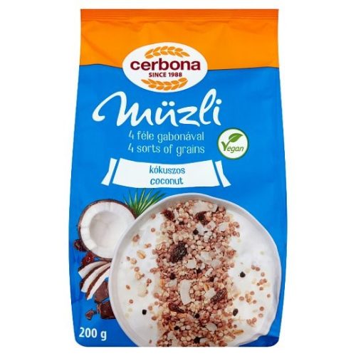 Cerbona kókuszos müzli 200 g