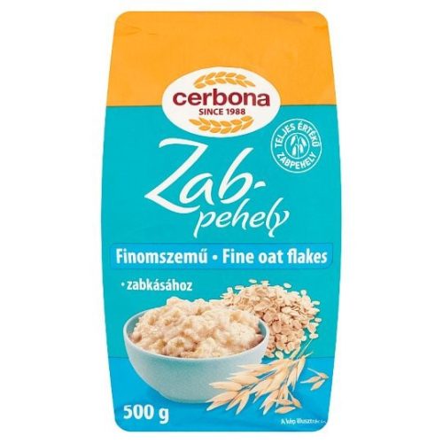 Cerbona Zabpehely Finomszemü 500 gr.