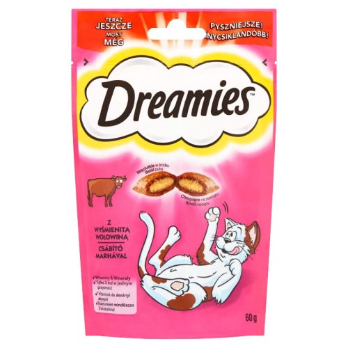 Dreamies Jutalomfalat macskáknak marha, 60 g