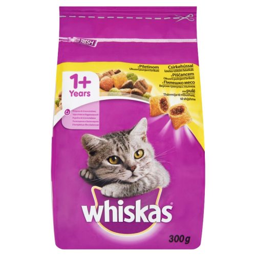 Whiskas száraz macskaeledel csirkehússal 300g