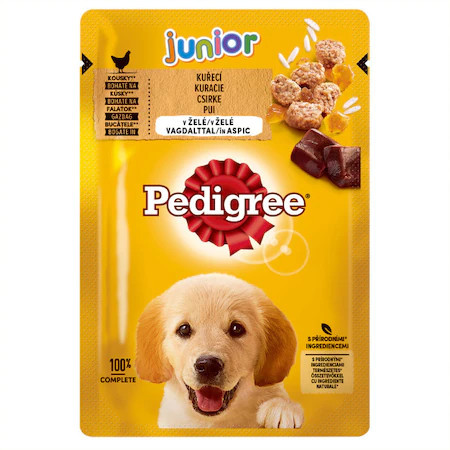 Pedigree Alutasakos teljes értékű junior kutyaeledel csirkével 100 g