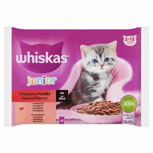 Whiskas 4*85 gr. Junior  3449