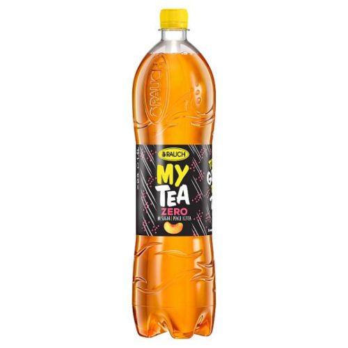 Rauch My Tea Zero cukormentes ice tea őszibarackos üdítőital fekete teából, édesítőszerekkel 1,5 l