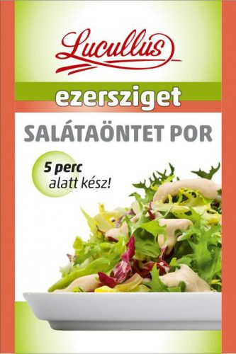 Lucullus Salátaönt. Ezersziget 12gr.