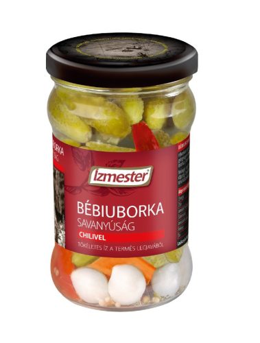 Ízmester Bébiuborka savanyúság chilivel 300 g