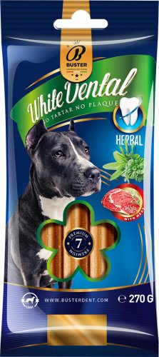 Buster herbal dental stick kutya fogtisztító, marhahúsliszttel 270g Large - 25-60 kg