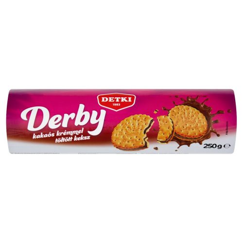 Detki Derby kakaós krémmel töltött keksz 250 g