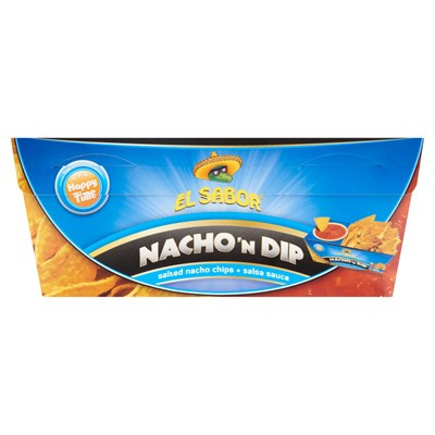 El Sabor Nacho 'N Dip chilis nacho chips és salsa szósz 175 g