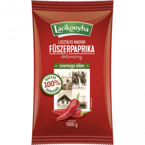 Lacikonyha I. osztályú csemege édes magyar fűszerpaprika őrlemény 1000 g