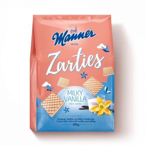 Manner Zarties milky vanilla 200 g