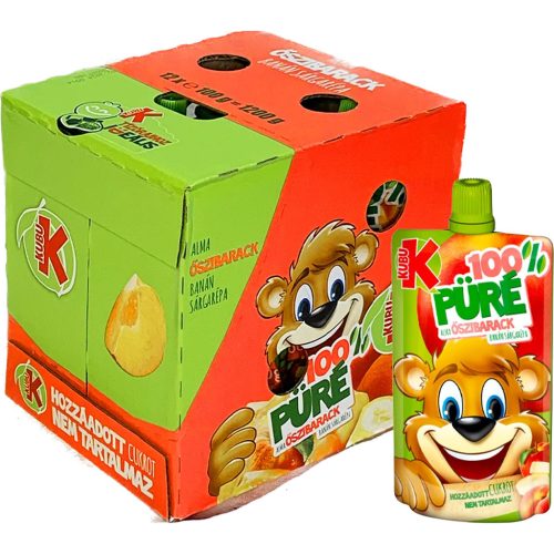 Kubu Püré 100 ml. Őszibarack