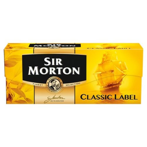 SIR MORTON CLASSIC LABEL FEKETE TEA KEVERÉK 20 FILTER 35 G